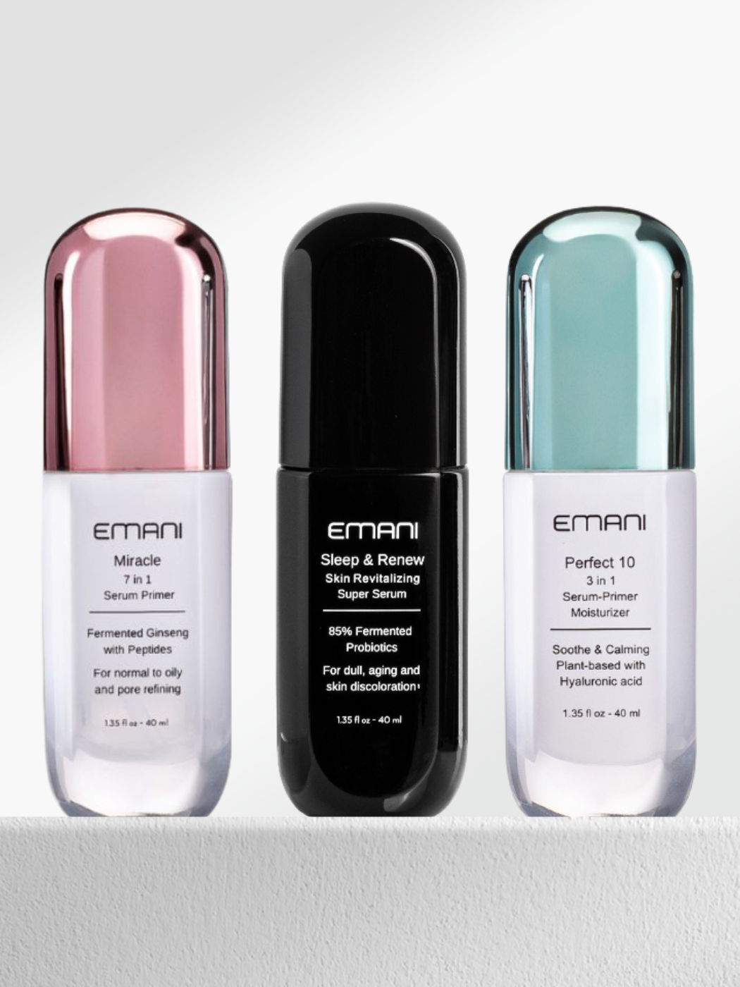 EMANI VEGAN COSMETICS - Vente Ensemble/coffret de soins du visage - Kit peau parfaite3