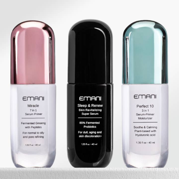 EMANI VEGAN COSMETICS - Vente Ensemble/coffret de soins du visage - Kit peau parfaite3