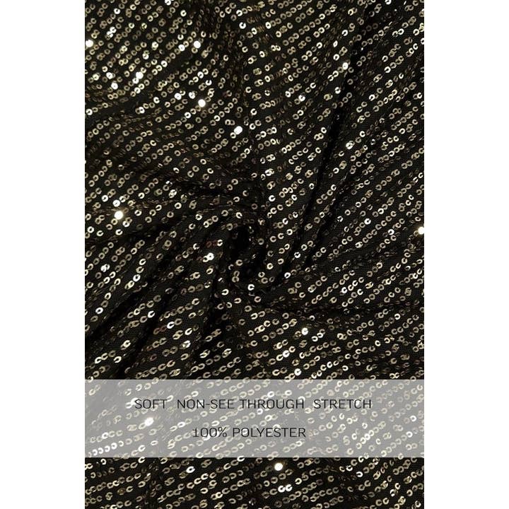 Esmeray Clothing - Wholesale Dress - Women's - SEQUIN SHINE STATEMENT DRESS