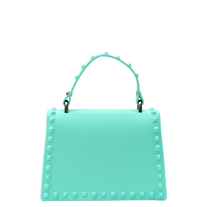 DASTI - Wholesale Top Handle Bag - Women's - Dasti Studded Handbags for Women Mini, Mint