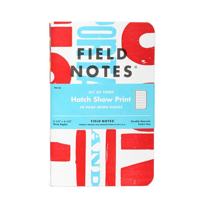 Hatch Show Print for wholesale by Field Notes