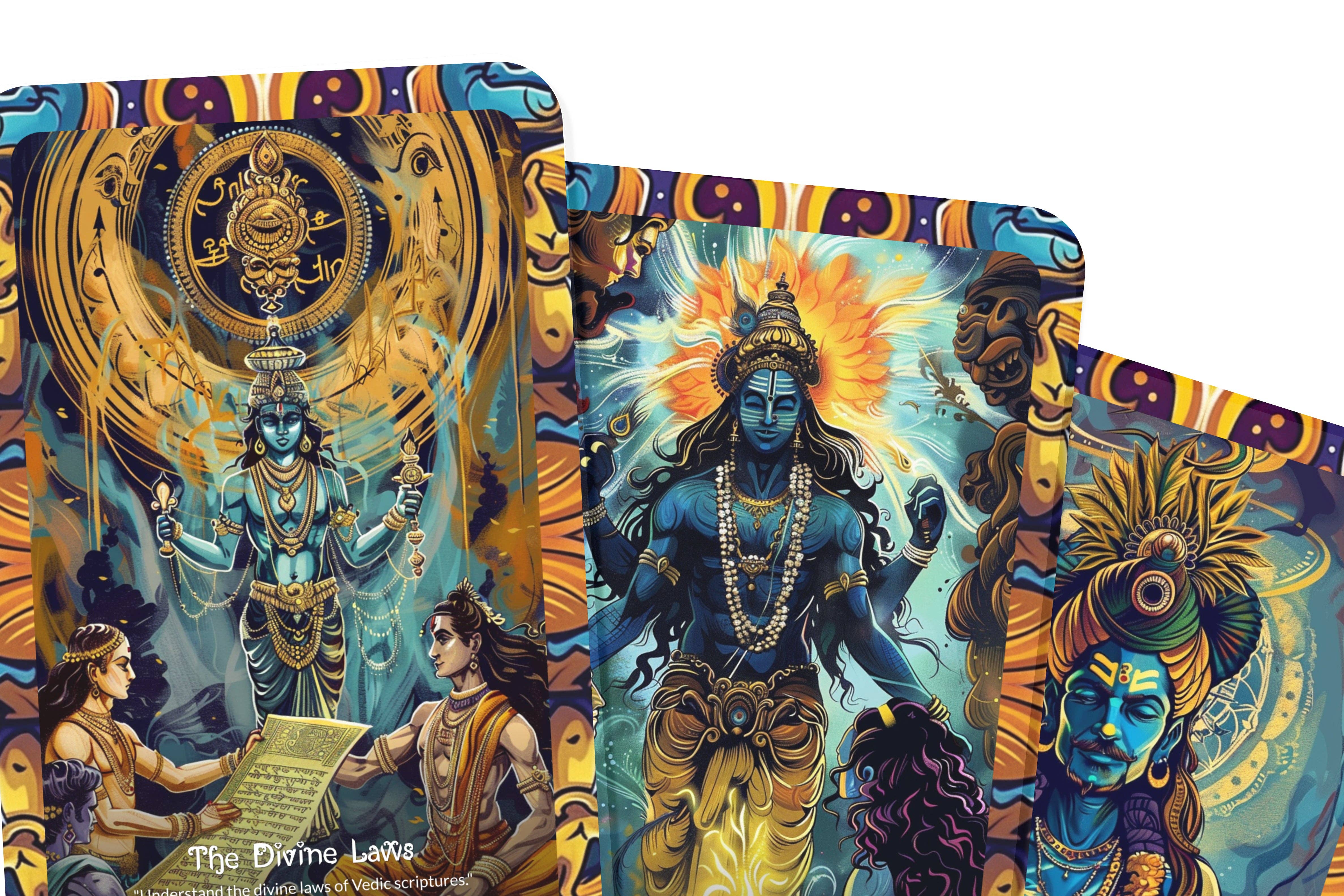 IBIZA TAROT - Wholesale Tarot Cards - Sacred Knowledge of the Vedas Oracle Cards - 22 Cards7