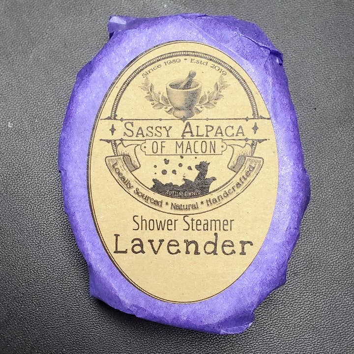 The Sassy Alpaca - Vente Bombe de douche/galet bien-être pour la douche - Pastille effervescente pour douche