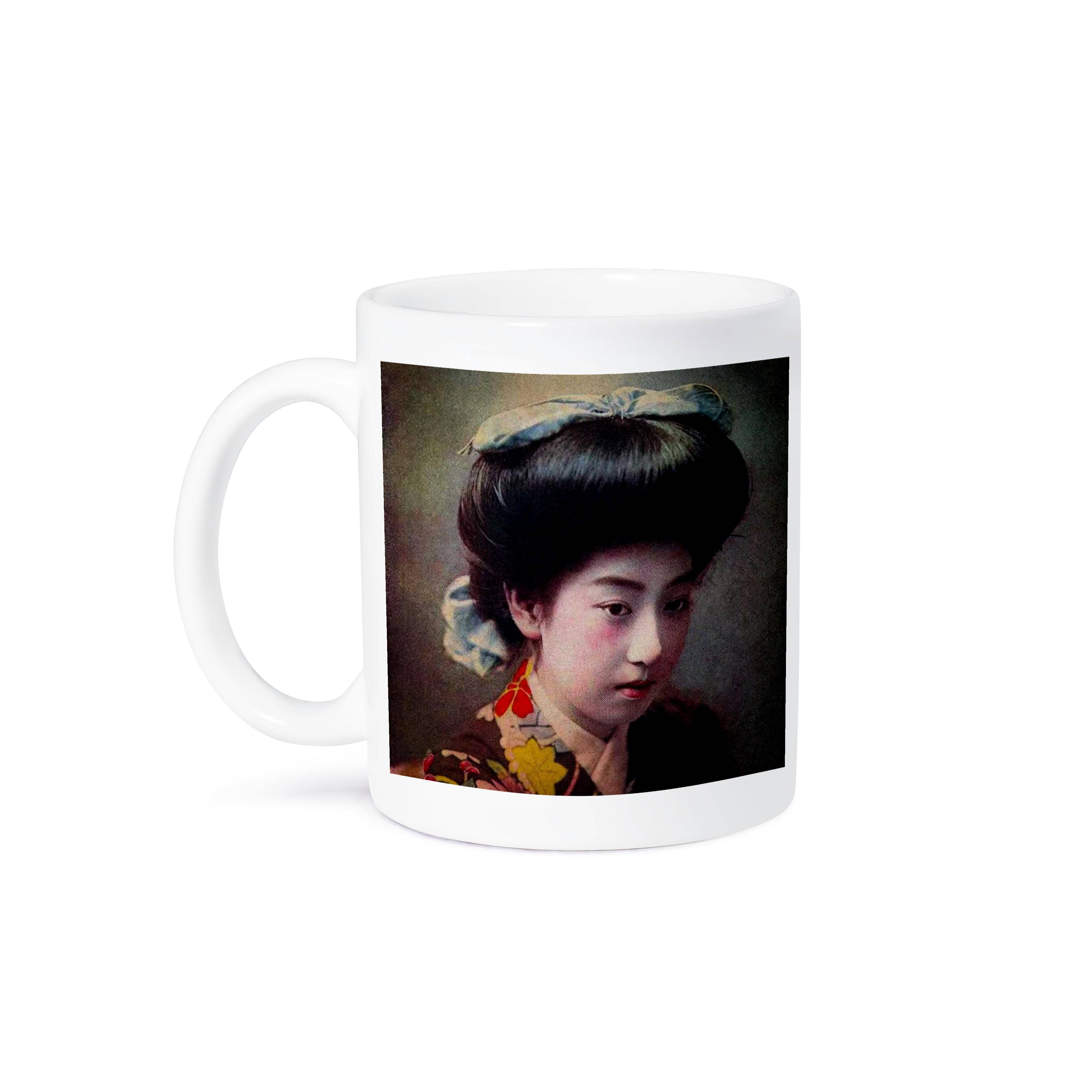 3dRose - Wholesale Coffee Mug - 3dRose, Vintage Hand Colored Magic Lantern Slide Beautiful Geisha Japan, Mug8