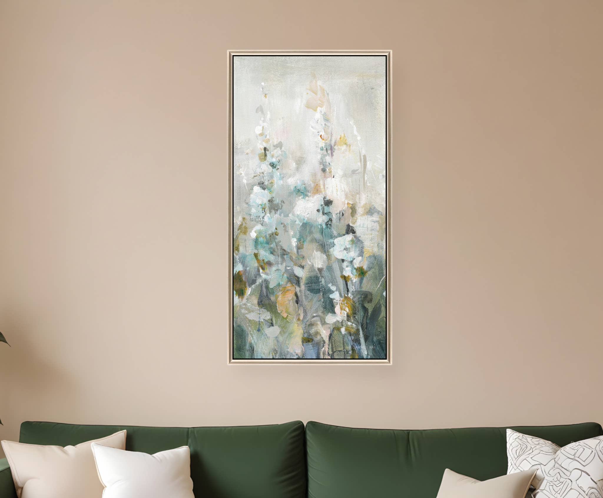 HomeRoots - Wholesale Wall Art Set - Rustic Garden III Silver Floater Frame Print Wall Art0