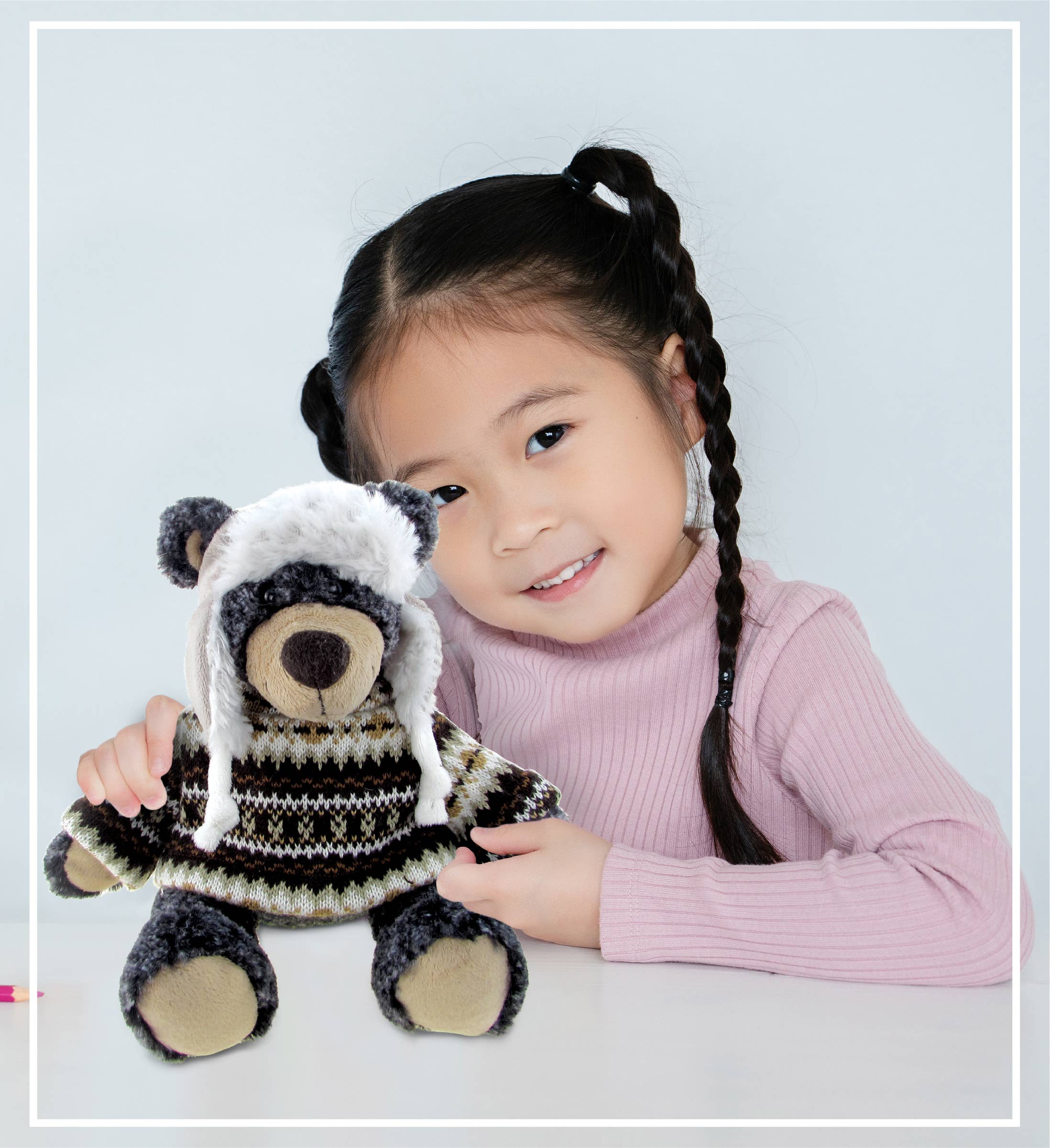 Cota Global – wholesale Fyllda/plyschleksaker - Barn och baby – Supermjuk plysch med kläder - Svart björn5