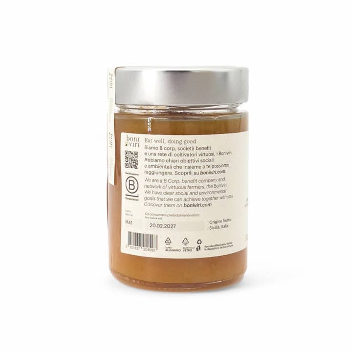 Boniviri BCorp – wholesale Sylt/gelé – Bitter apelsinmarmelad - 345 g