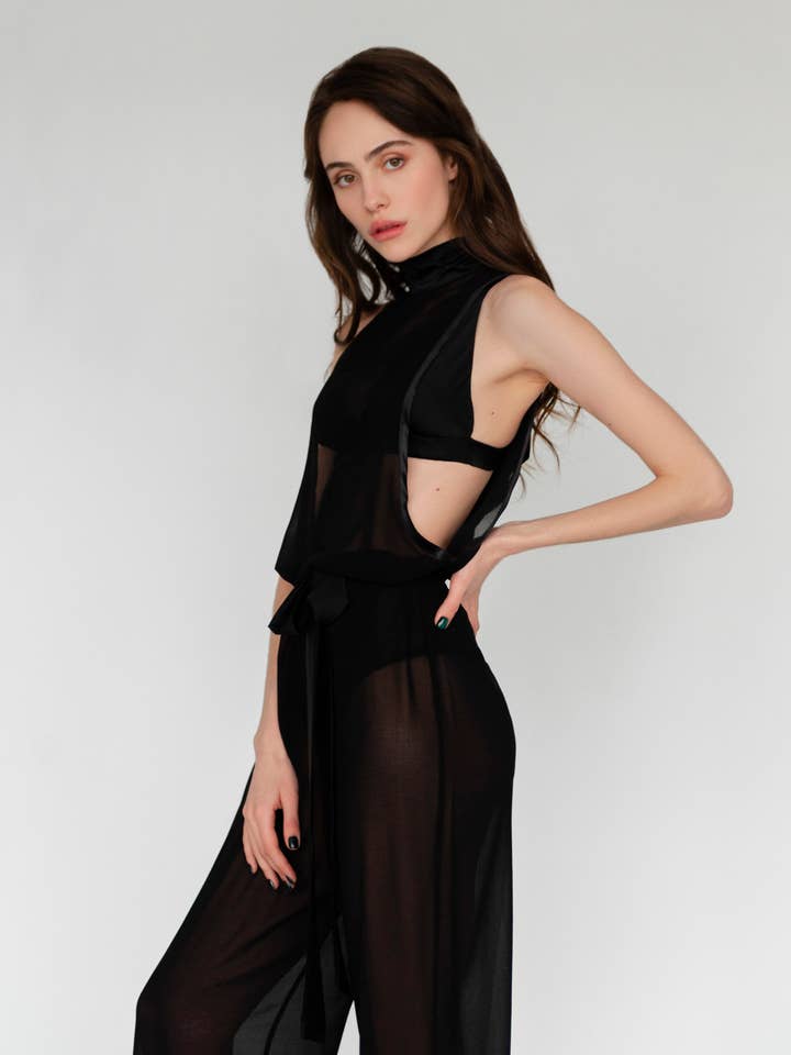 Black Soul Jumsuit for wholesale on Faire0