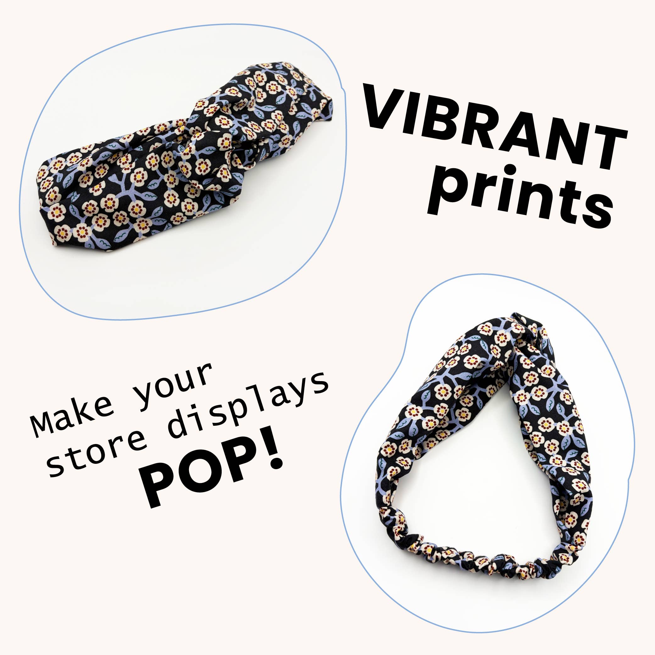 ELSE - Wholesale Fashion Headband - Women's - Black Briar Twist Headbands With Elastic For Women1