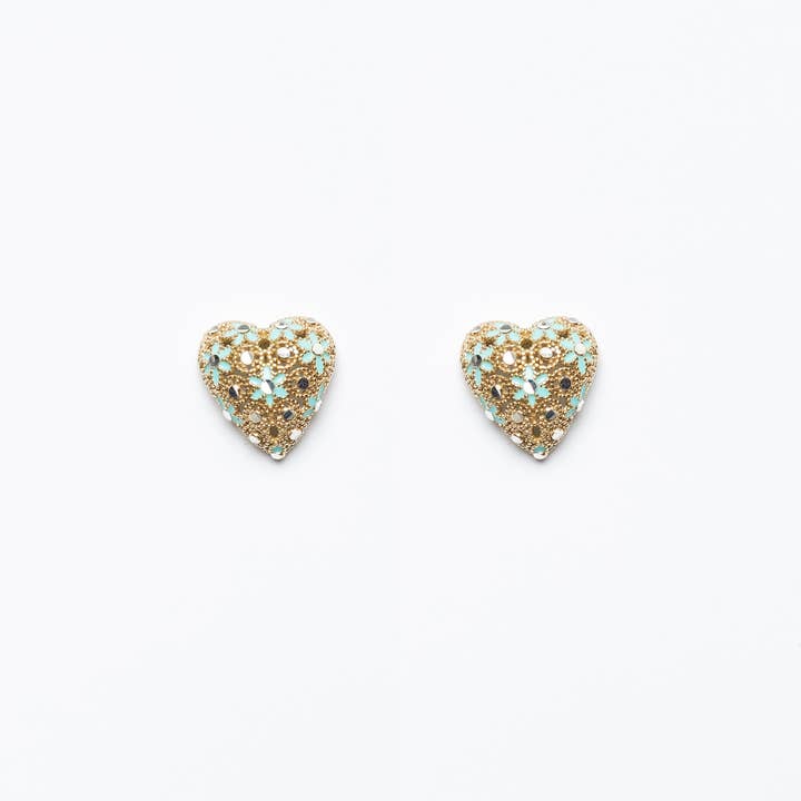 MINA MINA - Wholesale Stud/Post Earrings - "MINI DRAMA" SILVER EARRINGS2