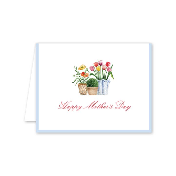 Flower Cart Mother’s Day Card for wholesale by Dogwood Hill