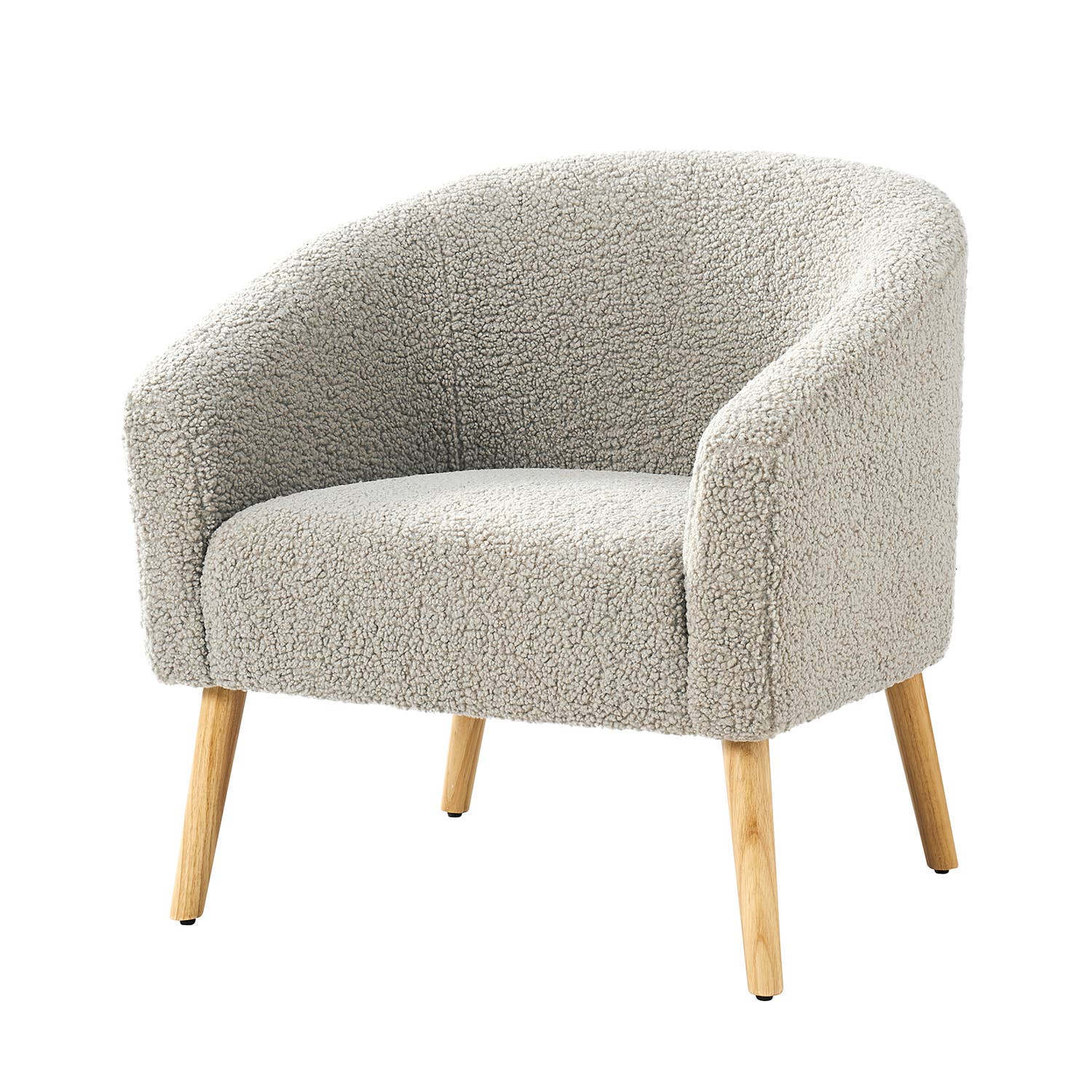 Karat Home - Wholesale Chair - Nell Boucle Armchair6