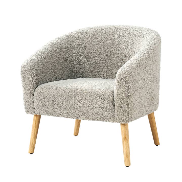 Karat Home - Wholesale Chair - Nell Boucle Armchair6