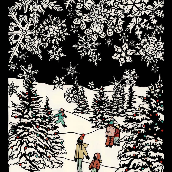 Elizabeth VanDuine - Wholesale Christmas Card - Greeting Card- #94 Winter's Launch