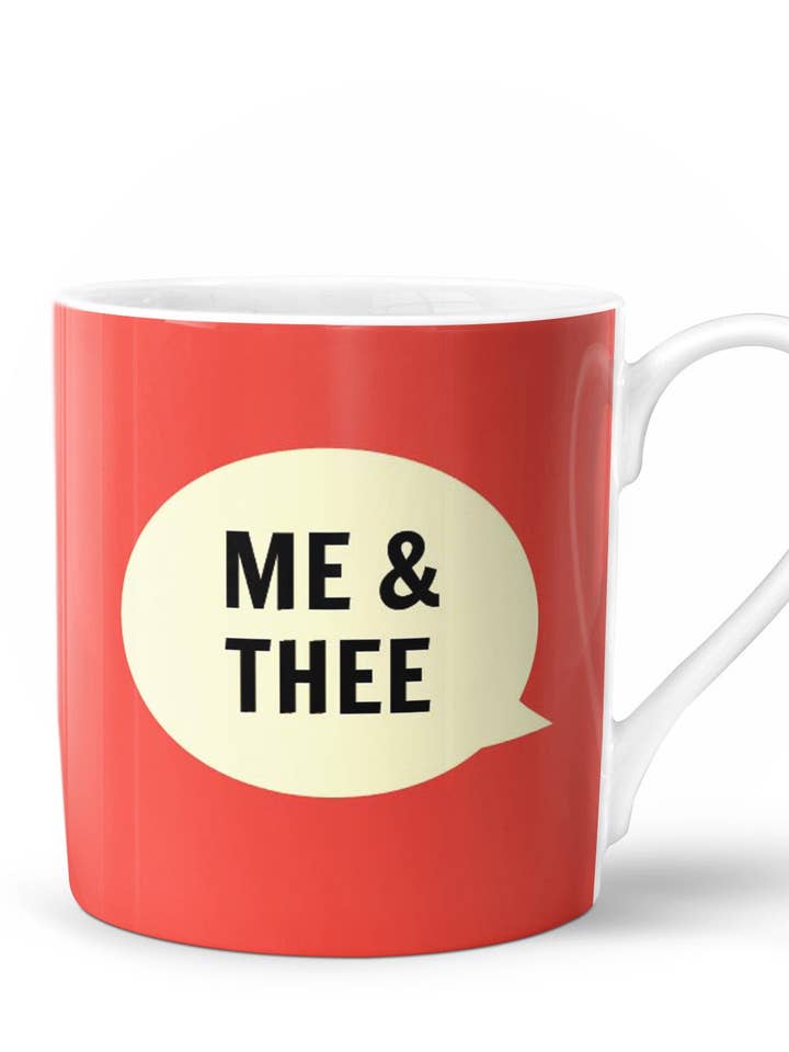 Me & Thee Bone China Mug for wholesale by Dialectable