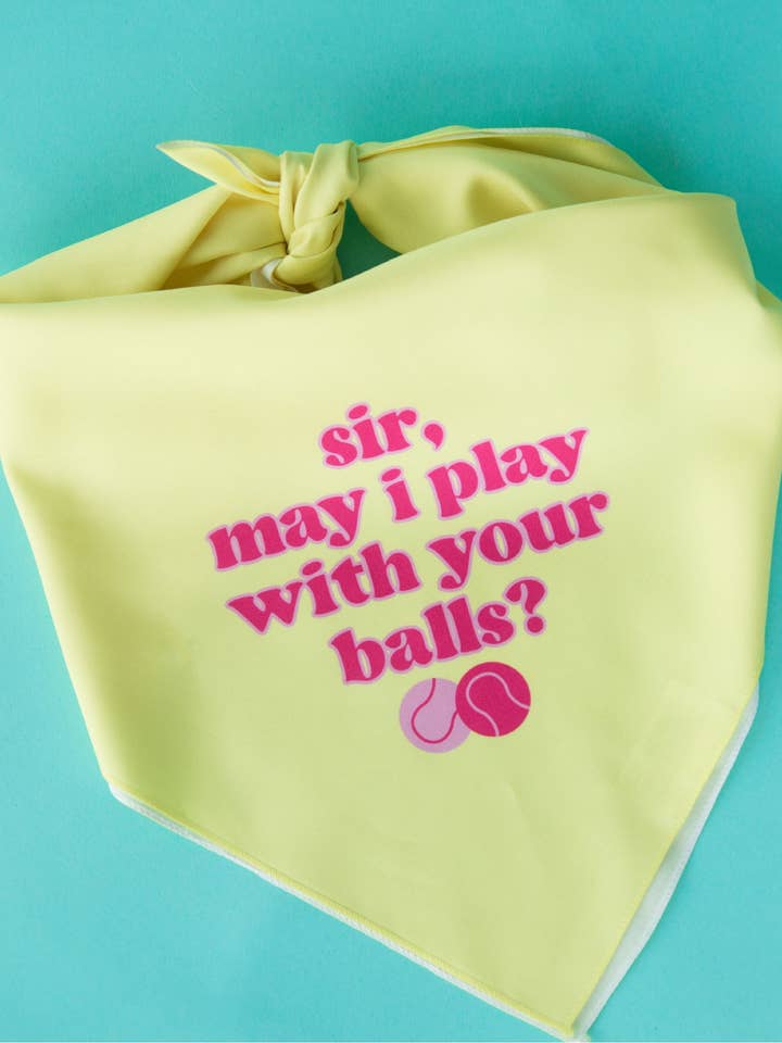 BALL PLAY BANDANA for wholesale by Doggy Issues