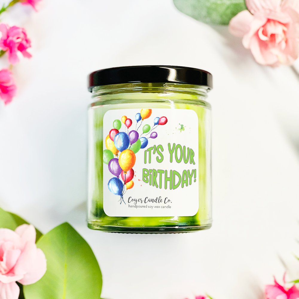 Coyer Candle Co. - Wholesale Jar/Filled Candle - Happy Birthday | 9 oz Candles25