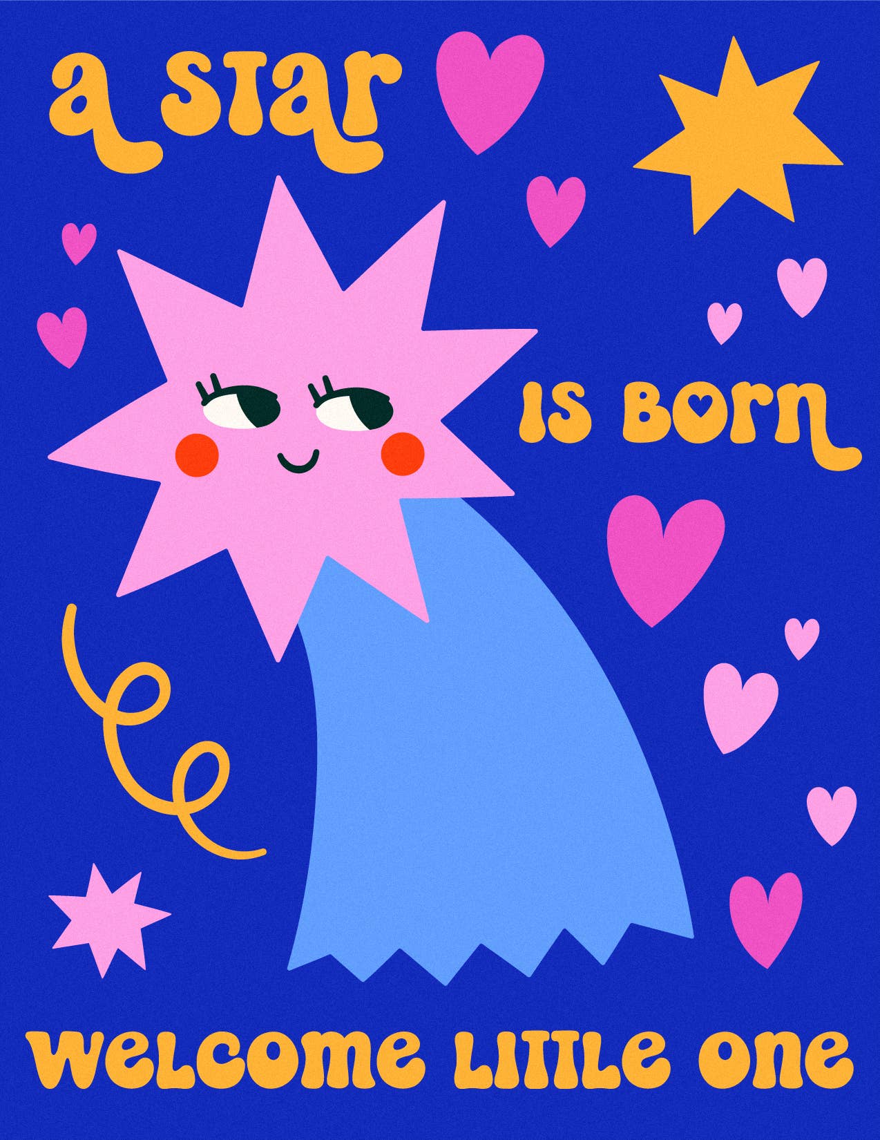 Soko Says - Wholesale Baby Card - A Star is Born Card2