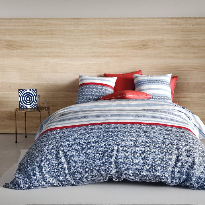 3-Piece Duvet Cover Set 100% Cotton Thanos 260x240cm for wholesale by Atelier Du Coton