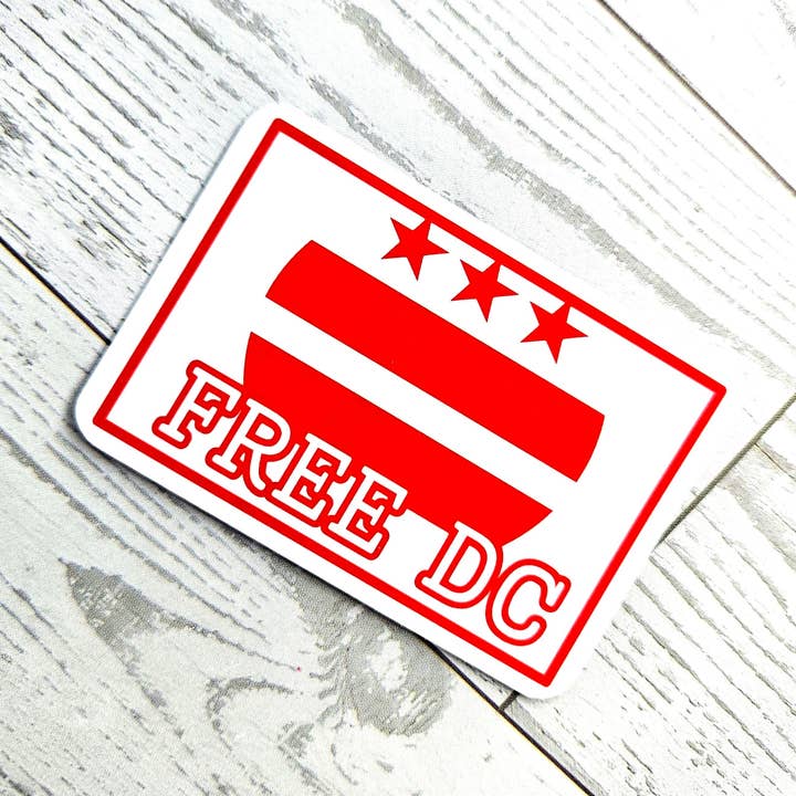 ShesSoCrafty Goods - Wholesale Sticker - DC Protest Art Weatherproof Vinyl Sticker2
