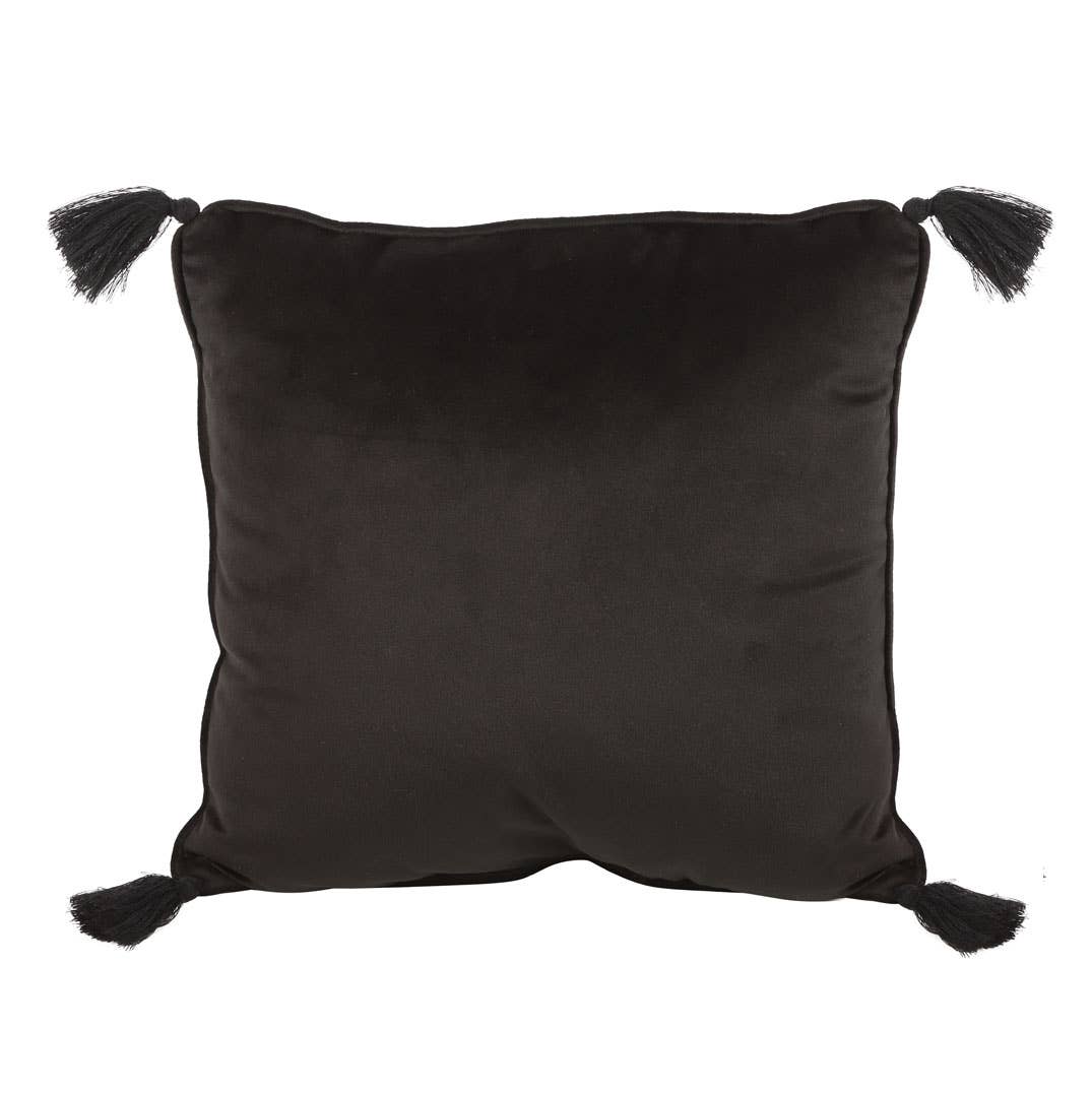 Something Different Wholesale – wholesale Throw/decorative pillow – 35cm Square Black Astrology Wheel Cushion2