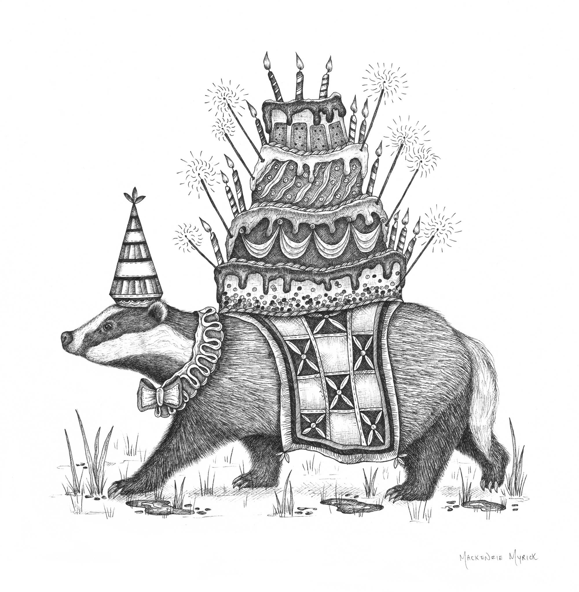 Mackenzie Myrick Studio - Vendita all'ingrosso Biglietti di auguri - Birthday Bash | Cofanetto di carte assortito2