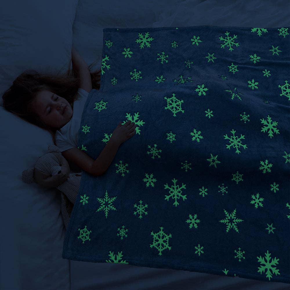 Pavilia – wholesale Throw blanket – Glow In The Dark Fleece Throw Blanket4