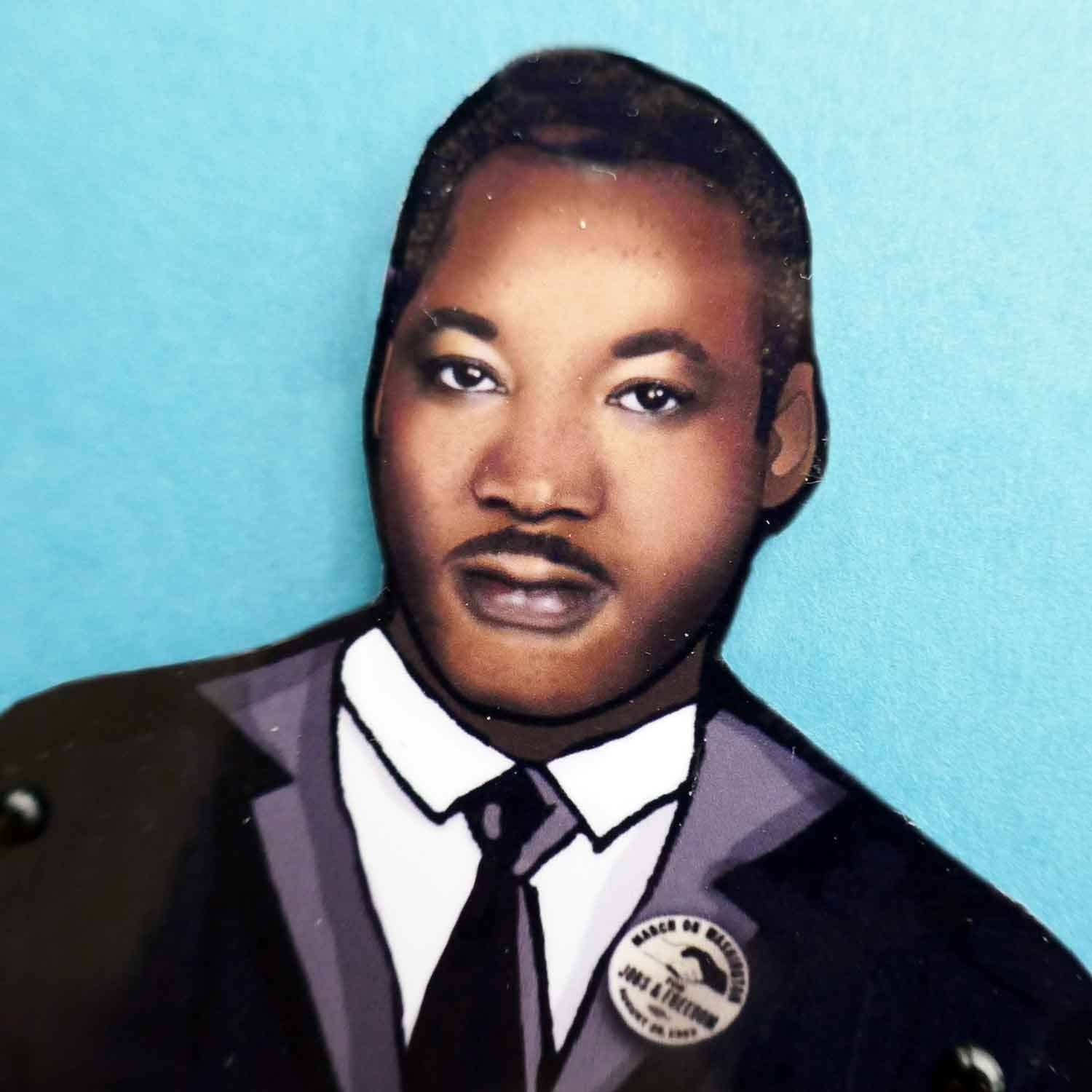 THE PAPER IDOLL - Vendita all'ingrosso Calamite - Magnete da frigo posabile o set ispirato a Martin Luther King9