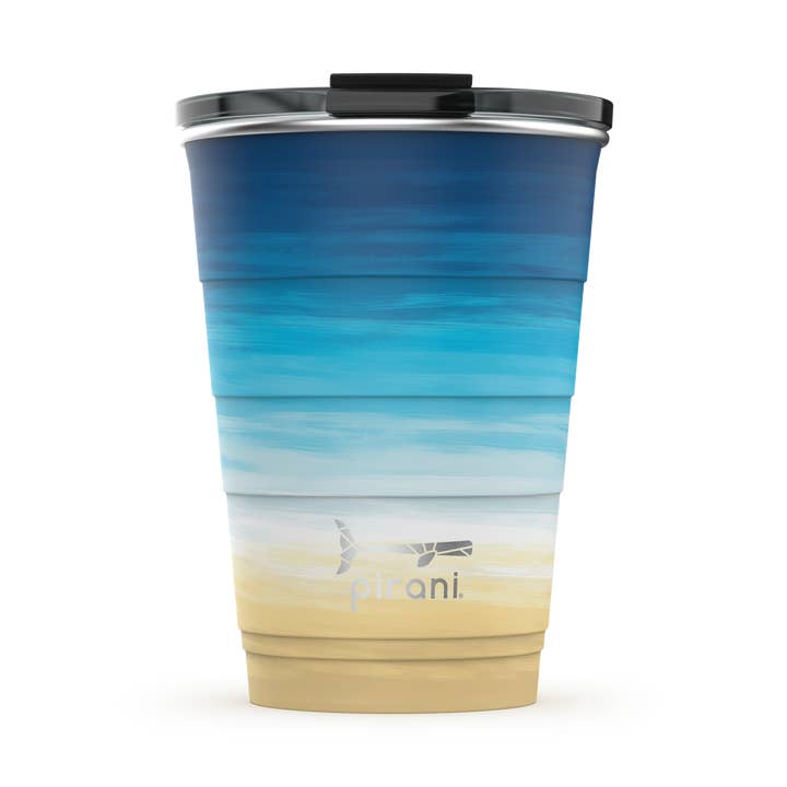Ombre Insulated Stackable Tumbler16 oz - Sand Castle for wholesale by Pirani Life