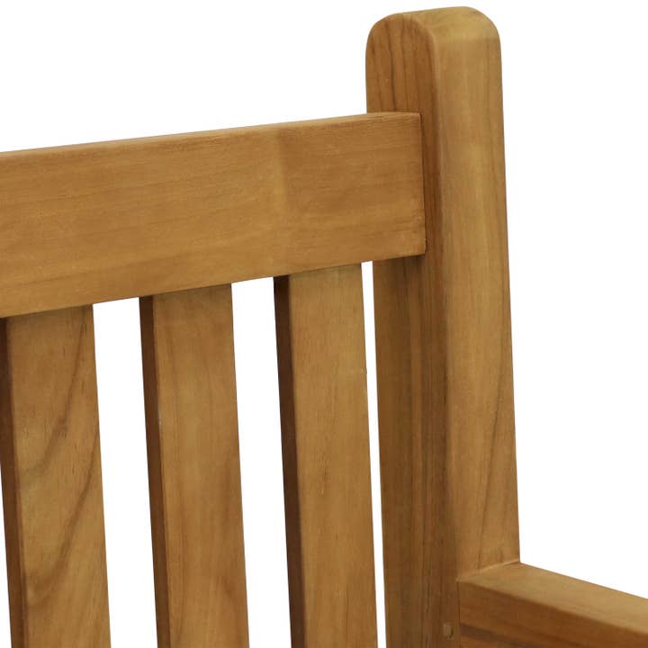 Sunnydaze Decor - Wholesale Bench - Teak Outdoor Garden Bench - Mission Style - 2-Person - 60”