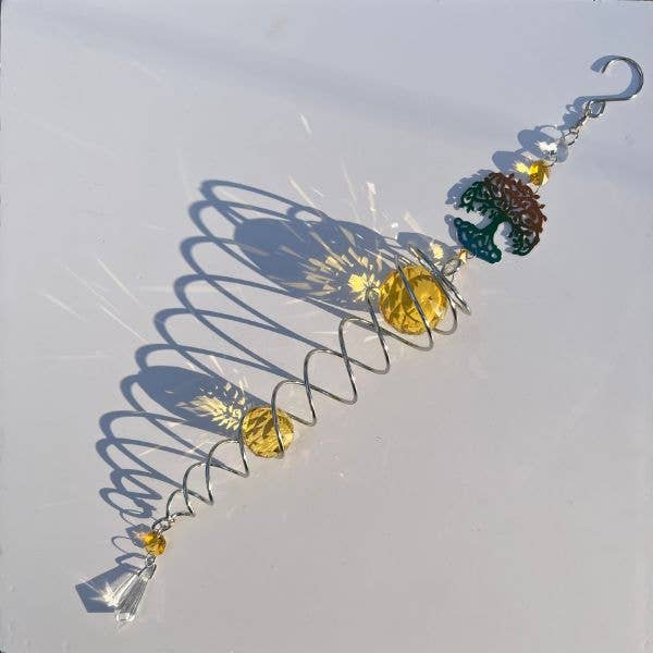 Gypsy Soul - Wholesale Wind Spinner - Stainless Steel Crystal Wind Spinners with Adorn Charms10