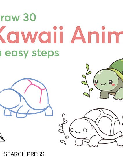 Draw 30: Kawaii Animals for wholesale by Search Press