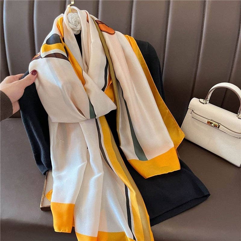 OceanusSwim - Wholesale Scarf - Women's - 2023 Korean Style Silk Scarf Shawl Wrap2