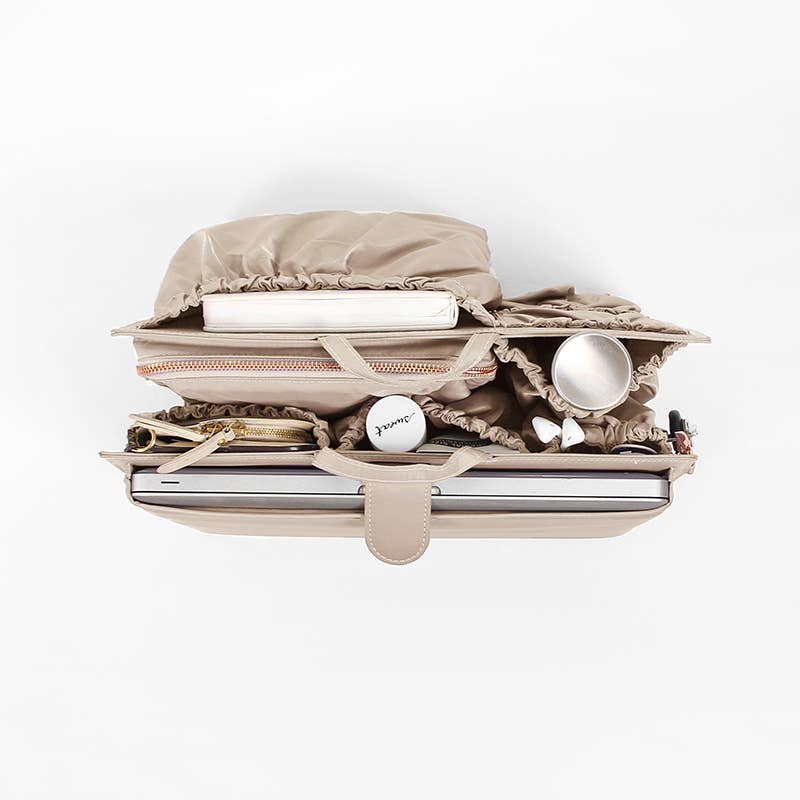ToteSavvy - Wholesale Travel Container - ToteSavvy Deluxe Almond