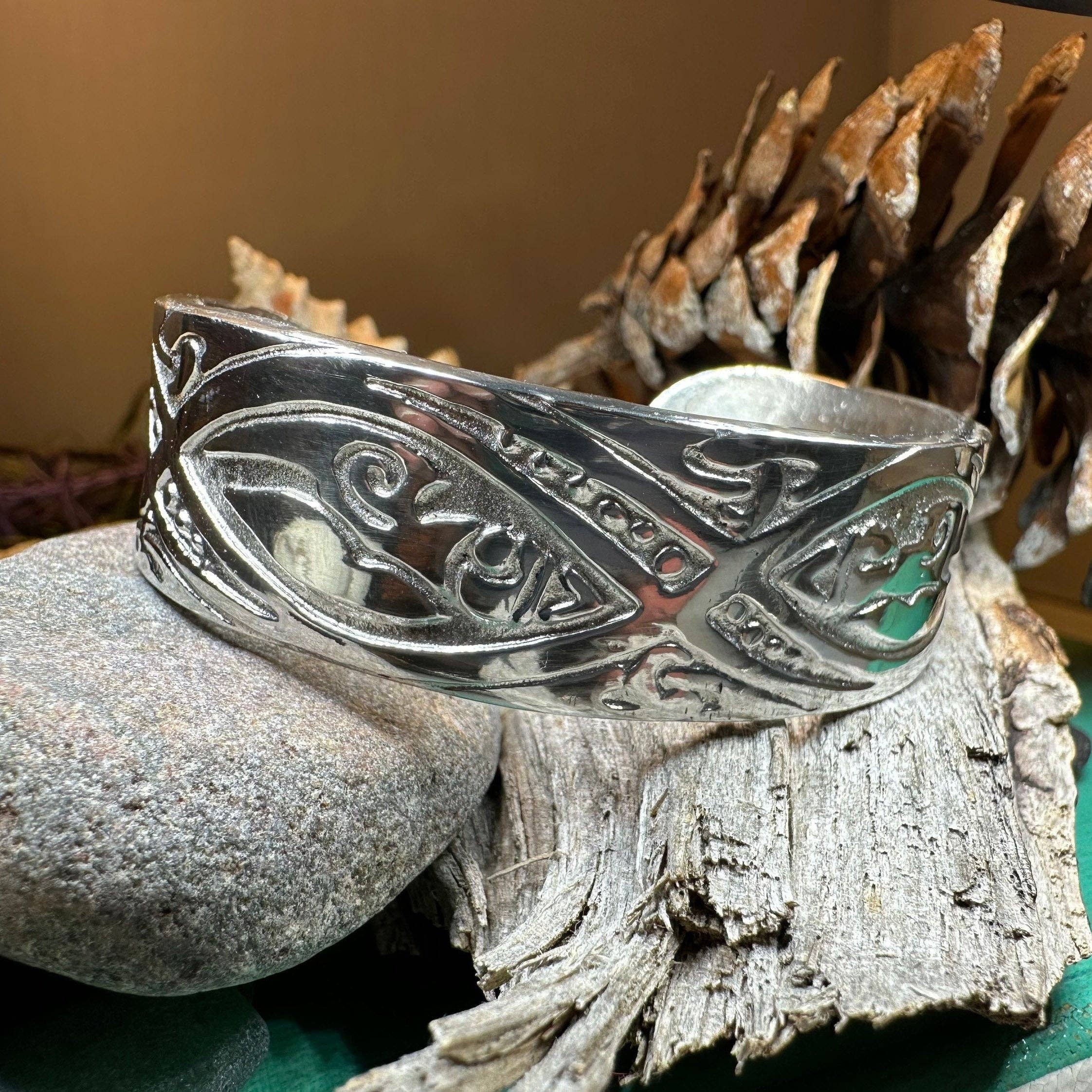 Celtic Crystal Designs Jewelry & Gifts - Wholesale Cuff Bracelet - Orna Celtic Forest Cuff Bracelet1