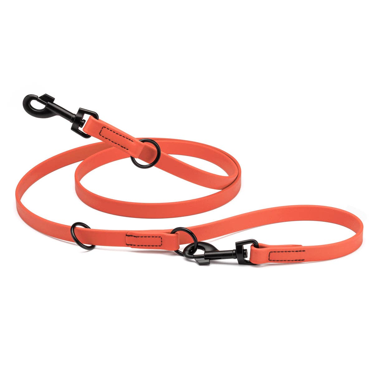 Dogline – wholesale Pet leash – Dog – Biothane Adjustable Multi-Purpose Dog Leash with Black Hardware, 7FT18