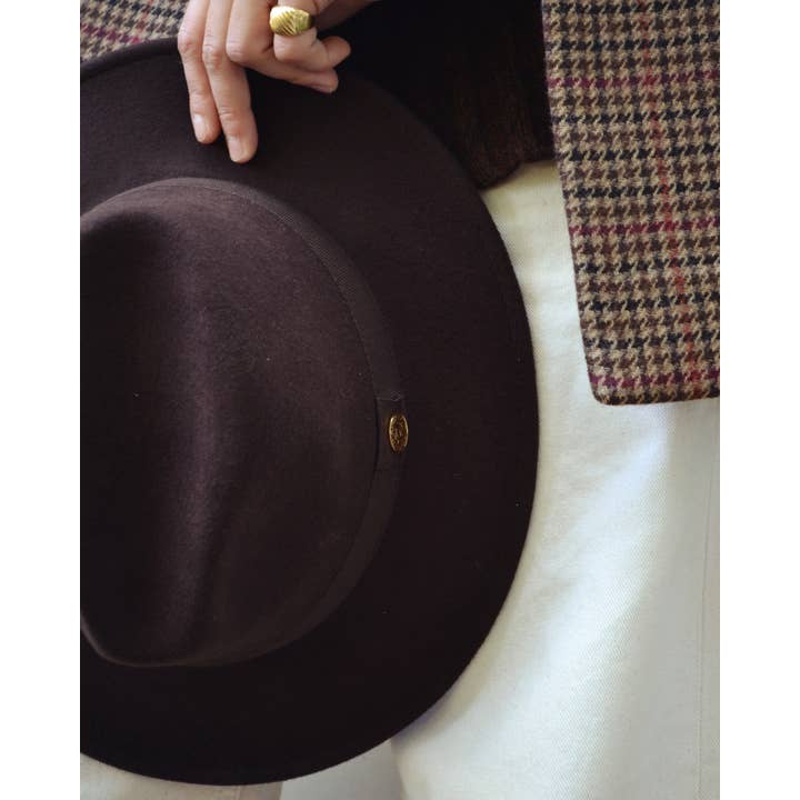 Maison Amour – wholesale Fedora - Dam – Choklad Hat