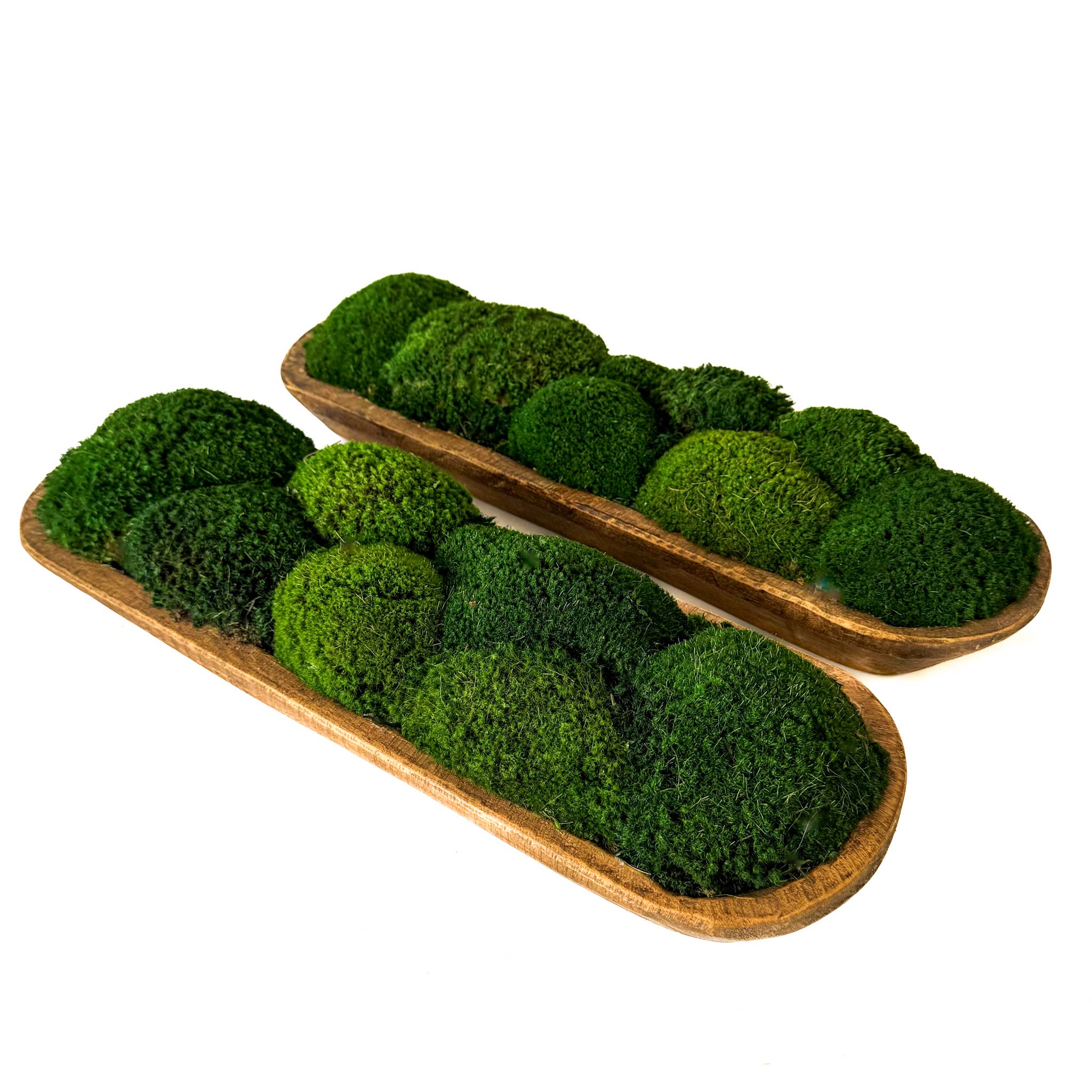 Forever Green Art - Wholesale Decorative Plate/Dish/Bowl - Preserved Mood Moss in Small Bread Bowl2
