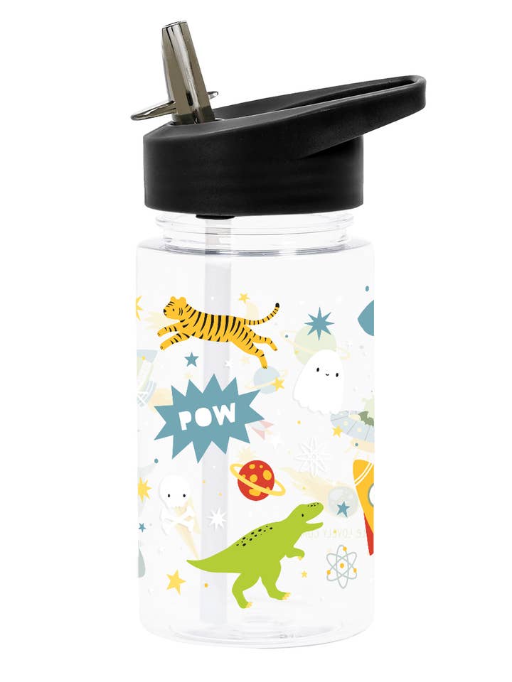 Gourde enfant avec bec verseur facile à ouvrir - Galaxy pour la vente par A Little Lovely Company