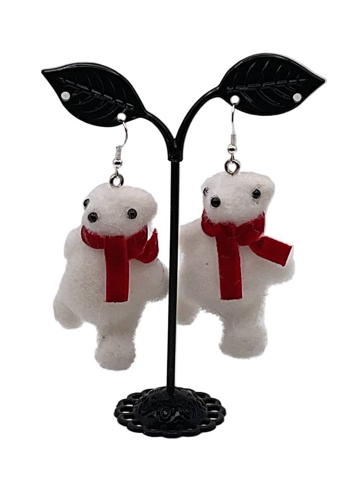 Polar Bear Earrings for wholesale by S and E Hobbies and Collectables
