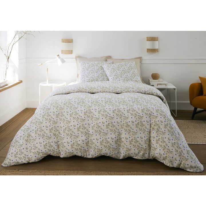 Conjunto de Capa de Edredão 3pcs 240X220cm 100% Musselina de Algodão Estampada Loucile por atacado de BATON ROUGE