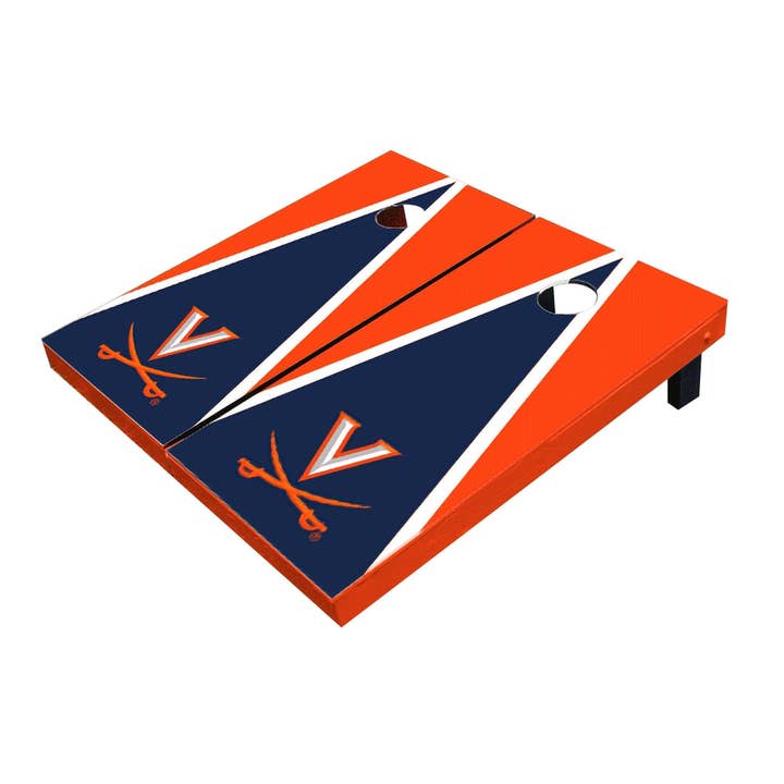 Virginia Cavaliers Triangle All-Weather Cornhole Set for wholesale by Skip's Garage