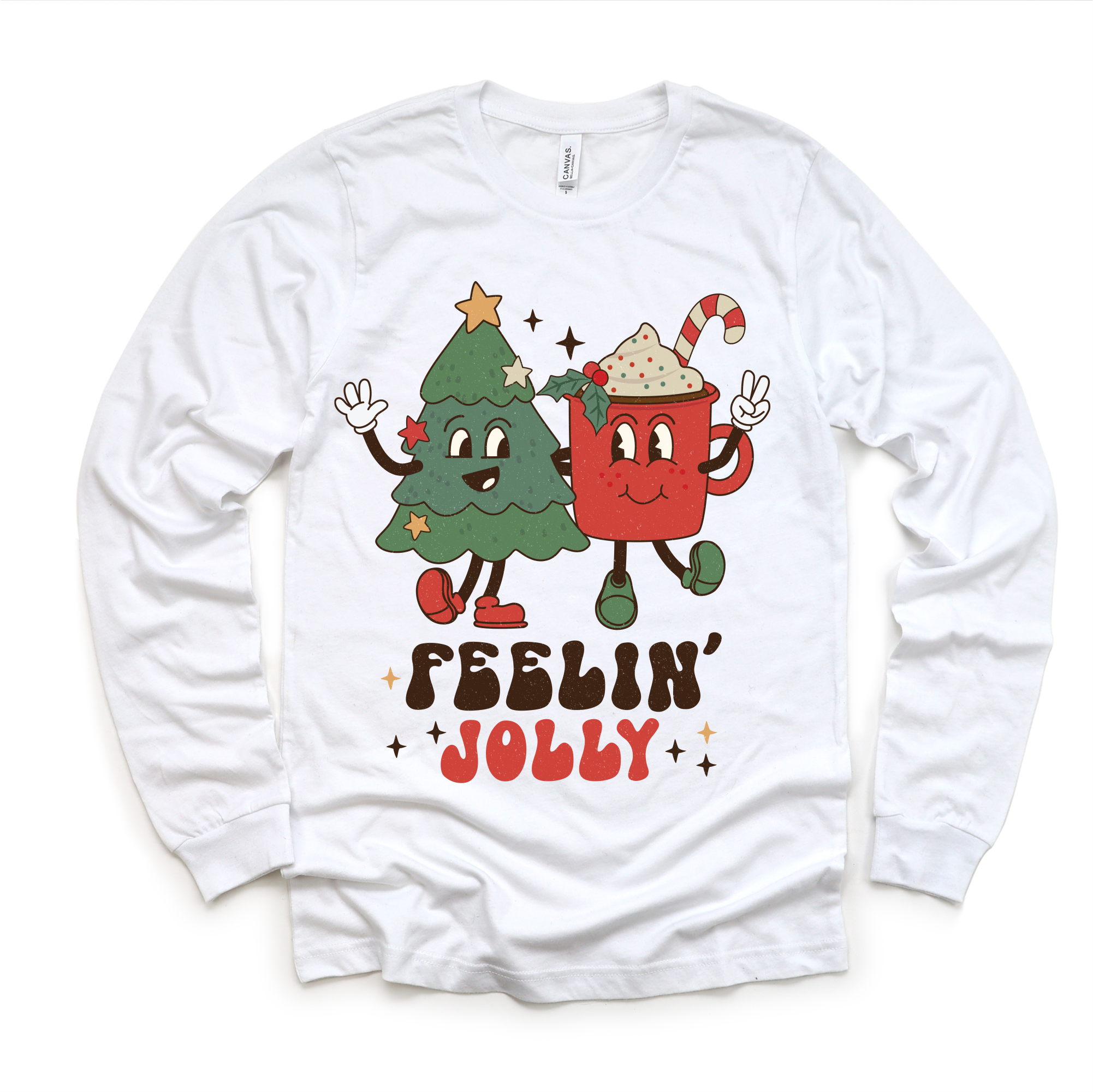 Madi Moosh - Wholesale Screen Printed T-Shirt - Kids - Feelin Jolly Christmas T-Shirt - Kids Tee5