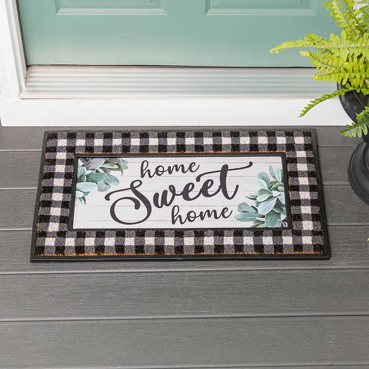 Home Sweet Home Eucalyptus Sassafras Switch Mat for wholesale by Evergreen Enterprises