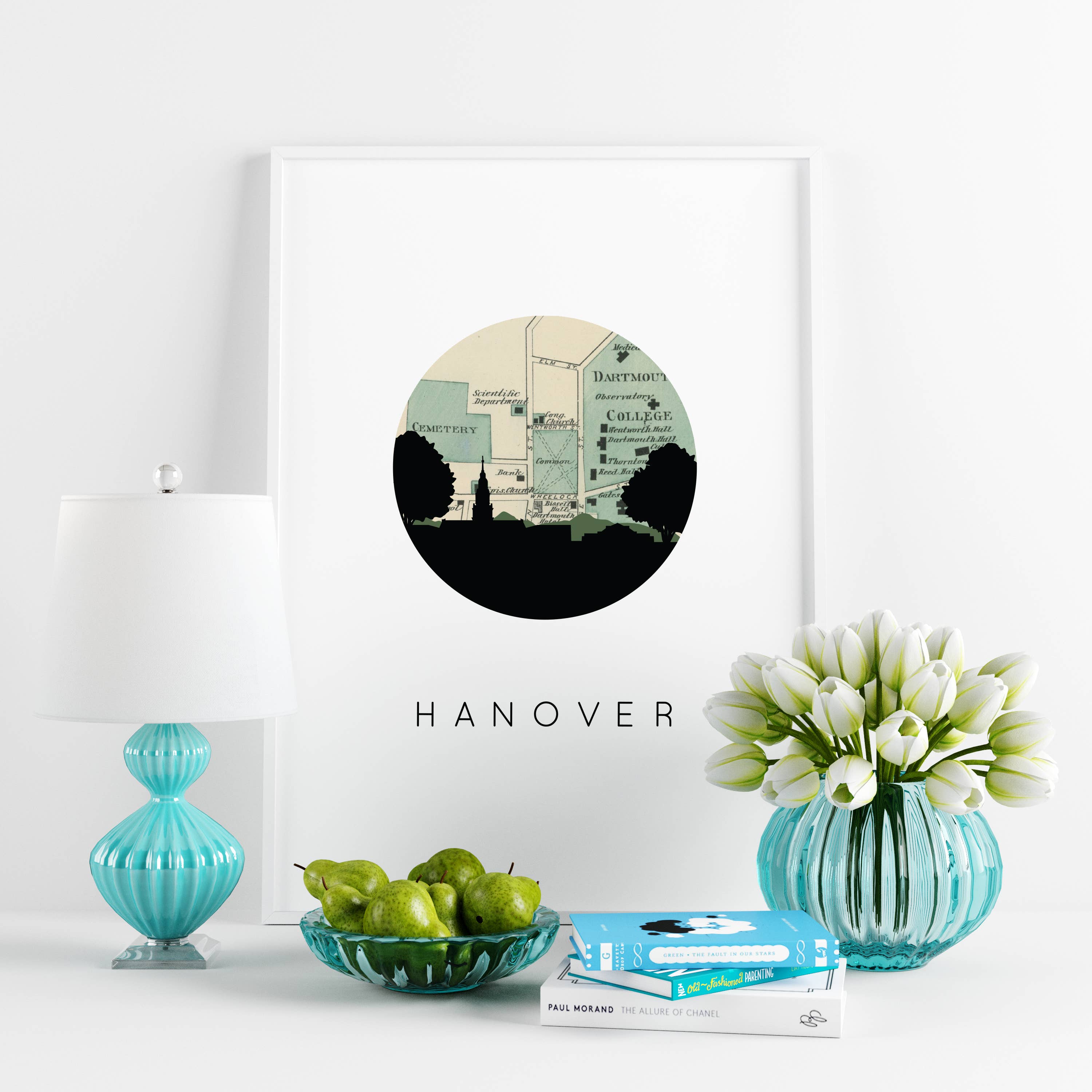 Paperfinch Design - Wholesale Art Print - New Hampshire City Skyline Art Print1