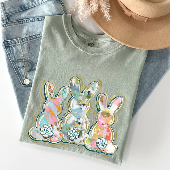 Pinselstrich, Ostern, Peter Hase, Aquarell T-Shirt für den Großhandel von Refinery Number One LLC