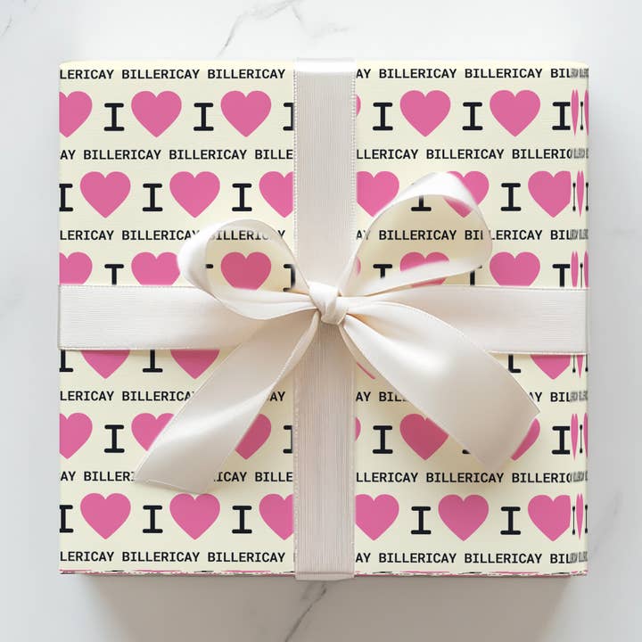 I Love My Town - Gift Wrap Sheet for wholesale by Timmy Loves