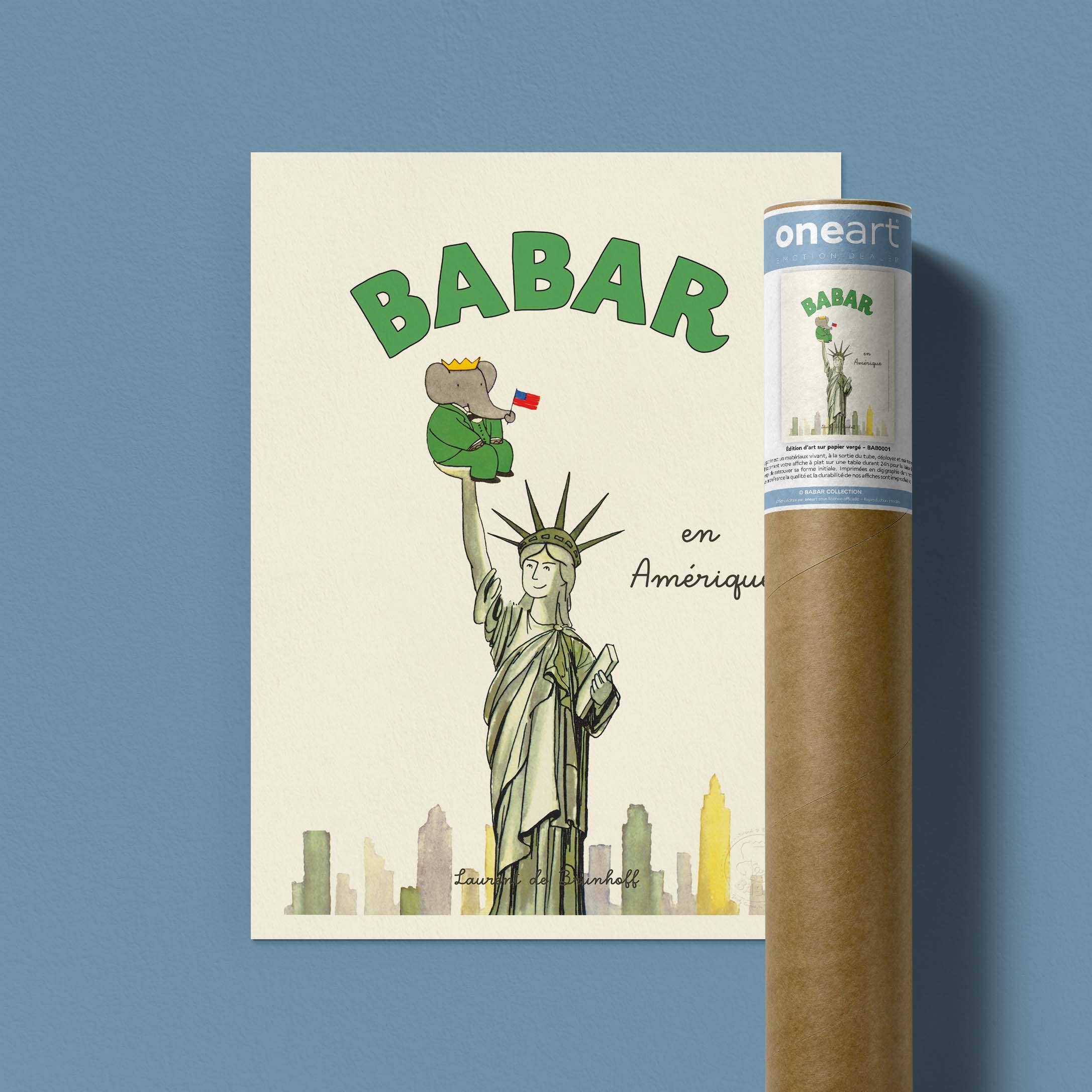 Oneart – wholesale Poster – Visa Babar i Amerika - BAB00181