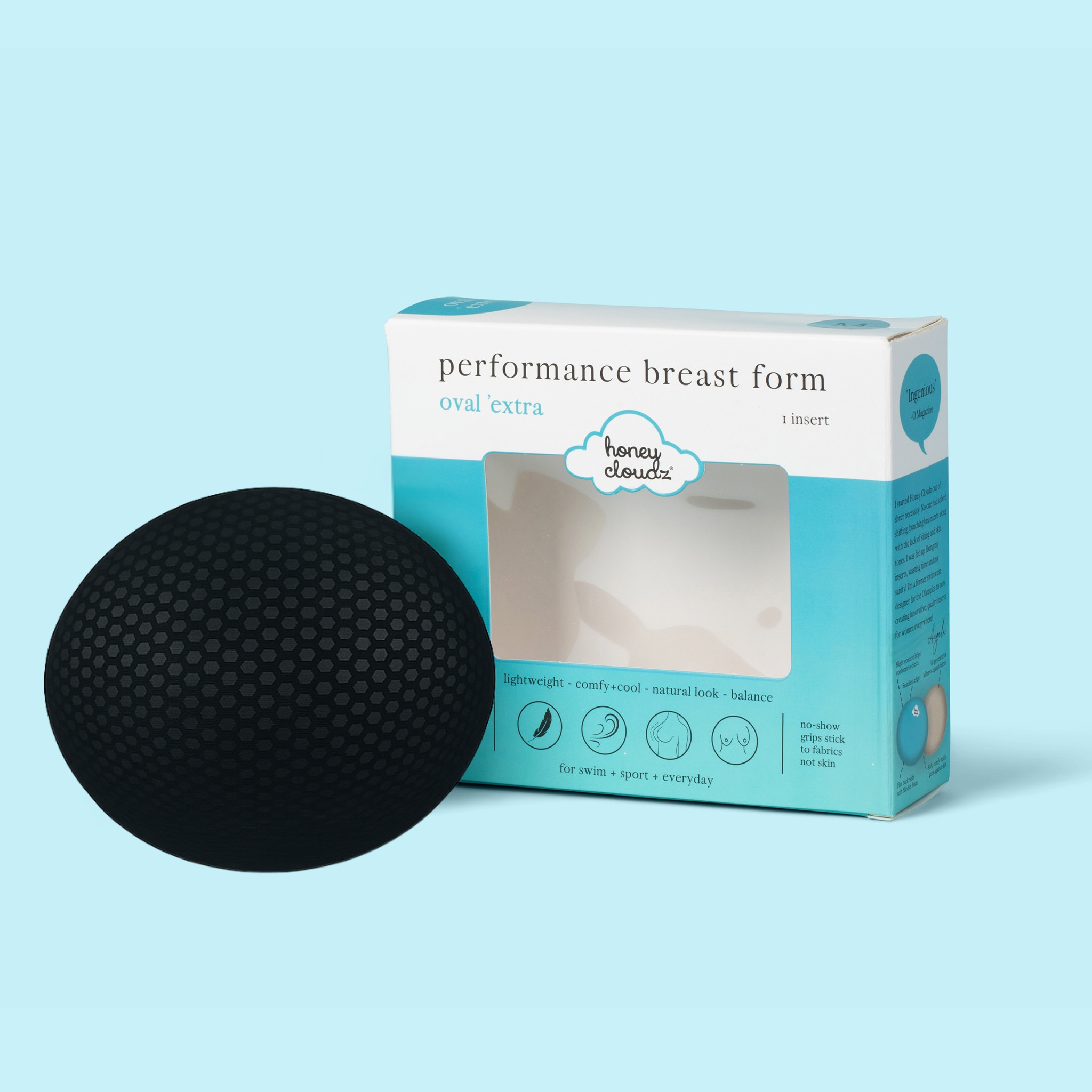 Honey Cloudz - Wholesale Bra Inserts - Women's - Oval Extra Breast Form – Post-Mastectomy5