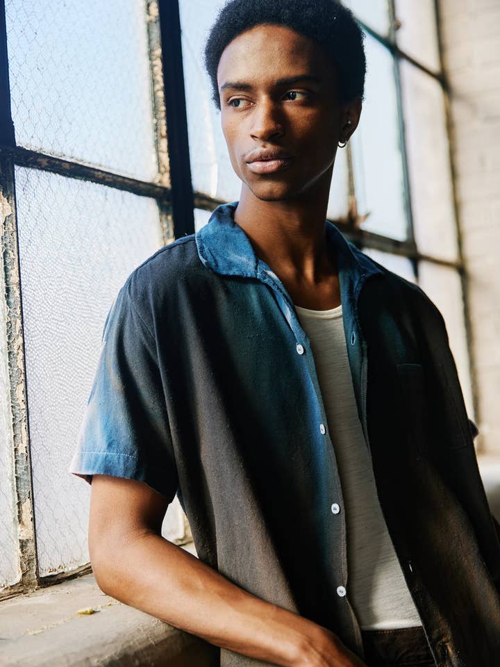 Riverside Tool & Dye - Wholesale Buttoned-down shirt – Women's - Louie Shirt in Raw Silk12